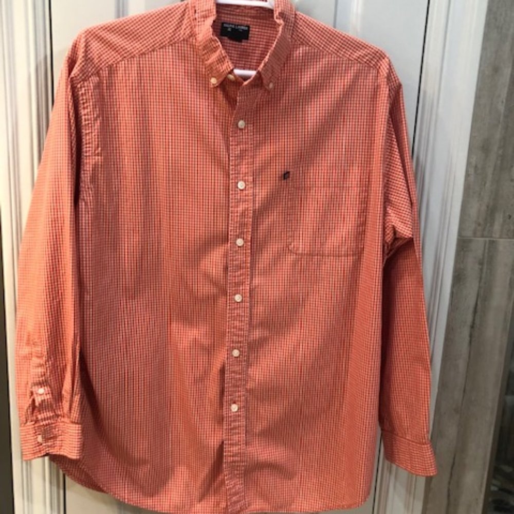 Ralph Lauren Jeans Co LS mens checkered shirt.